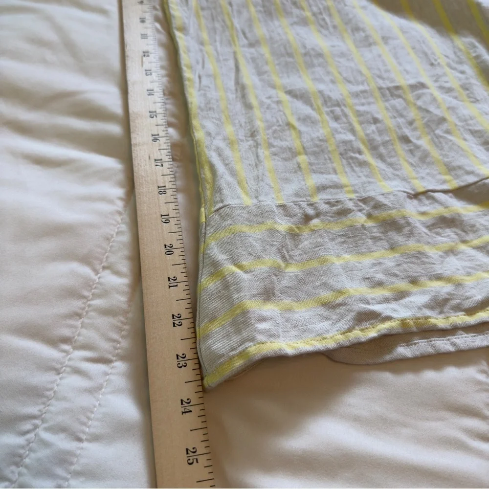 Loft Beach Linen Wide Leg Cropped Jumpsuit Beige
Yellow Boho Minimalist Sz L - Picture 15 of 16